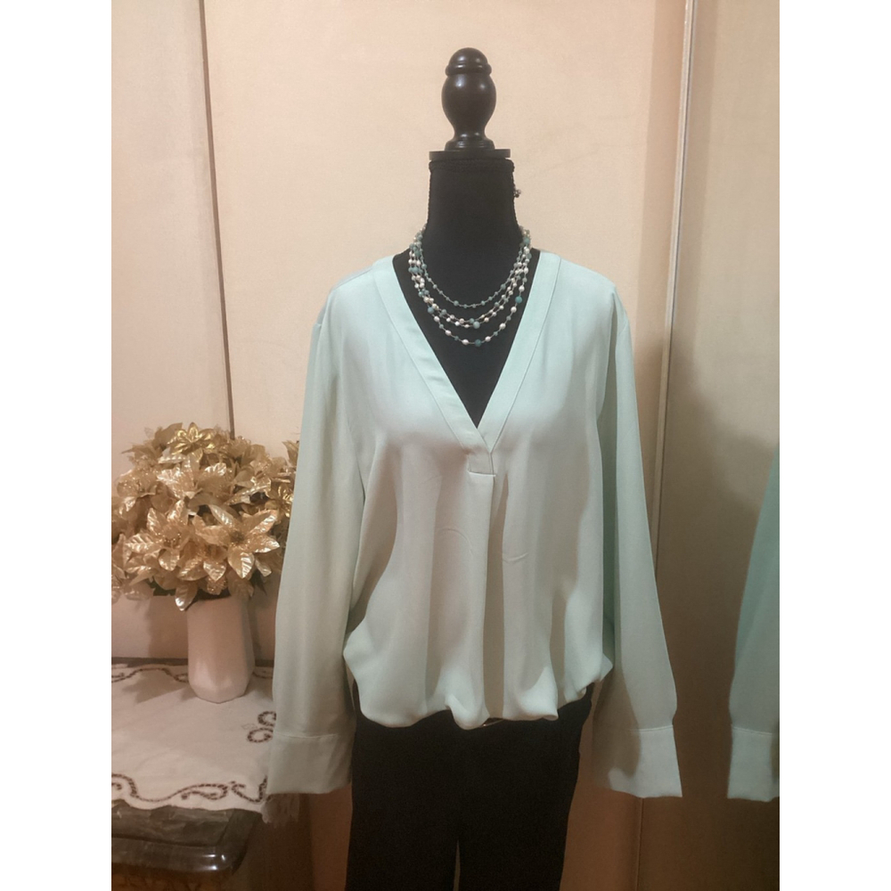 NWT ANN TAYLOR Mint Color Blouse!